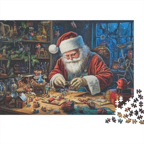 Puzzles Für Erwachsene 300 Teile Merry Chrismas 300-teiliges Puzzle, Herausfordernde Puzzles Für Erwachsene 300pcs (40x28cm) von KHHKJBVCE