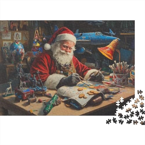 Puzzles Für Erwachsene 300 Teile Merry Chrismas Puzzle 300 Teile Lernspiele Für Erwachsene 300pcs (40x28cm) von KHHKJBVCE