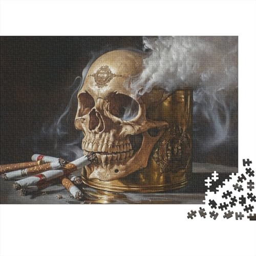 Puzzles Für Erwachsene 300 Teile Skull Puzzles 300 Teile Impossible Puzzle 300pcs (40x28cm) von KHHKJBVCE