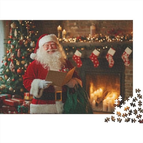 Puzzles Für Erwachsene 500 Father Christmas Puzzle 500 Teile Stressabbauende Puzzles 500pcs (52x38cm) von KHHKJBVCE