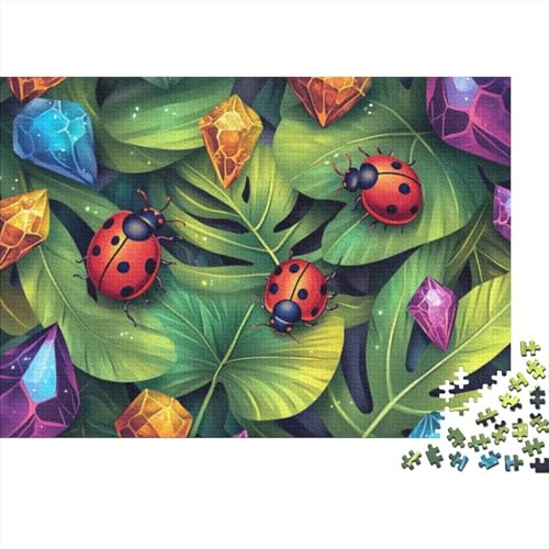 Puzzles Für Erwachsene 500 Ladybug Puzzle 500 Teile Stressabbauende Puzzles 500pcs (52x38cm) von KHHKJBVCE