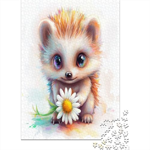 Puzzles Für Erwachsene 500 Puzzles Cute Little Hedgehog 500-teilige Puzzles Für Erwachsene 500pcs (52x38cm) von KHHKJBVCE