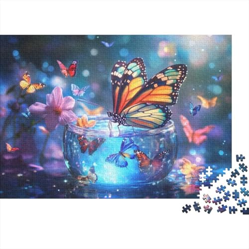 Puzzles Für Erwachsene 500 Teile Beautiful Butterfly 500-teilige Puzzles, Lernspiele Für Erwachsene 500pcs (52x38cm) von KHHKJBVCE