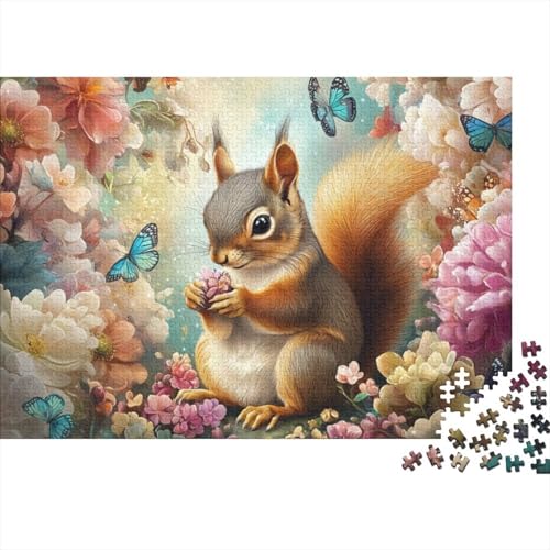 Puzzles Für Erwachsene 500 Teile Cute Squirrel 500-teilige Puzzles, Lernspiele Für Erwachsene 500pcs (52x38cm) von KHHKJBVCE