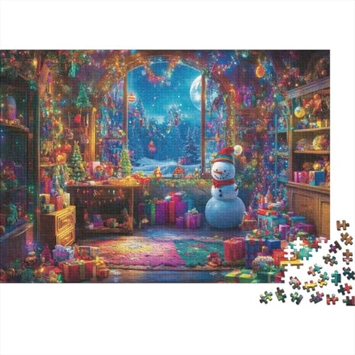 Puzzles Für Erwachsene 500 Teile Father Christmas 500-teilige Puzzles, Familienpuzzlespielzeug 500pcs (52x38cm) von KHHKJBVCE