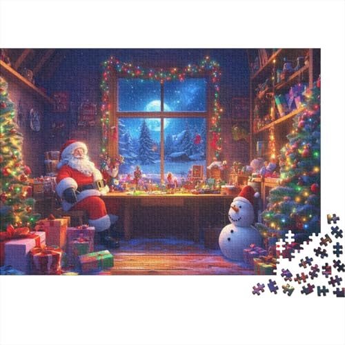 Puzzles Für Erwachsene 500 Teile Father Christmas 500-teilige Puzzles, Herausfordernde Puzzles Für Erwachsene 500pcs (52x38cm) von KHHKJBVCE