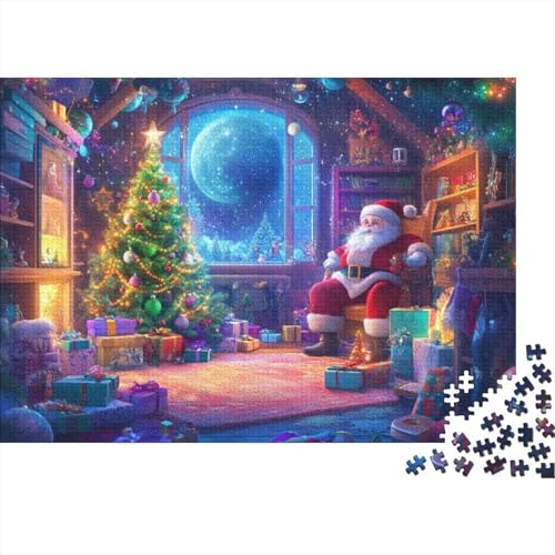 Puzzles Für Erwachsene 500 Teile Father Christmas 500-teiliges Puzzle Impossible Puzzle 500pcs (52x38cm) von KHHKJBVCE