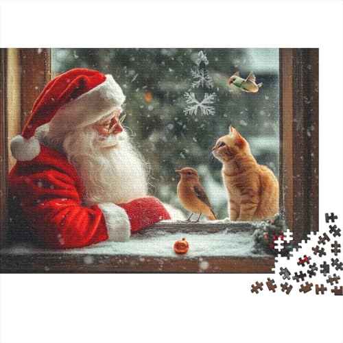 Puzzles Für Erwachsene 500 Teile Father Christmas Puzzle 500 Teile Impossible Puzzle 500pcs (52x38cm) von KHHKJBVCE