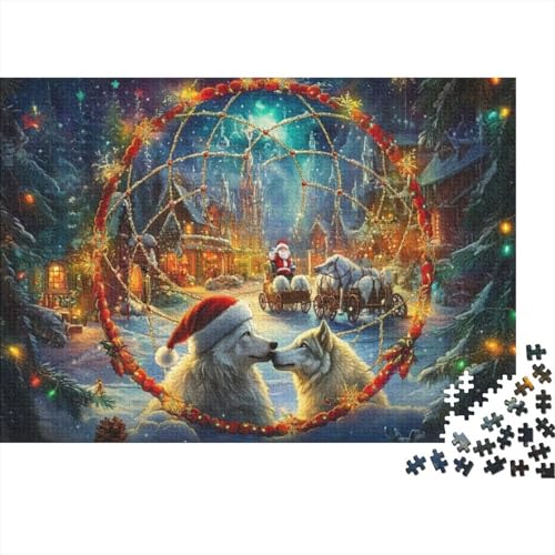 Puzzles Für Erwachsene 500 Teile Father Christmas Puzzles 500 Teile Heimdekorationspuzzle 500pcs (52x38cm) von KHHKJBVCE