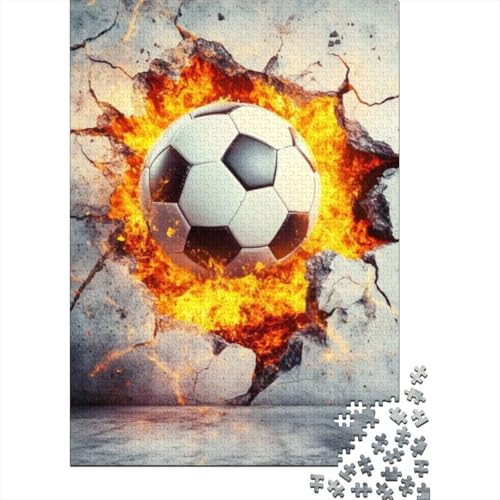 Puzzles Für Erwachsene 500 Teile Football Puzzle 500 Teile Einzigartige Heimdekoration Und Geschenke 500pcs (52x38cm) von KHHKJBVCE