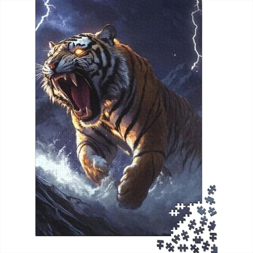 Puzzles Für Erwachsene 500 Teile Tiger Puzzles 500 Teile Impossible Puzzle 500pcs (52x38cm) von KHHKJBVCE