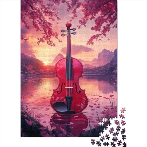 Puzzles Für Erwachsene 500 Teile Violin Puzzle 500 Teile Komplexe Puzzles Für Erwachsene 500pcs (52x38cm) von KHHKJBVCE