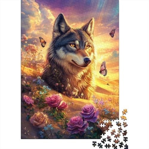 Puzzles Für Erwachsene 500 Teile Wolf Puzzle 500 Teile Komplexe Puzzles Für Erwachsene 500pcs (52x38cm) von KHHKJBVCE