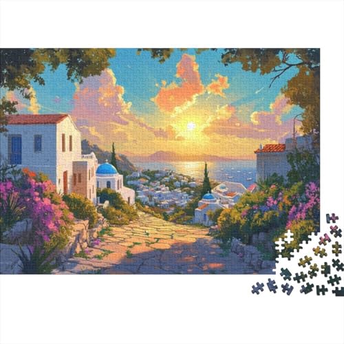 Rose Stairs 1000-teilige Puzzles Für Erwachsene Puzzles 1000 Teile Einzigartige Heimdekoration Und Geschenke 1000 Puzzles Für Erwachsene Spielzeug Und Spiele 1000pcs (75x50cm) von KHHKJBVCE