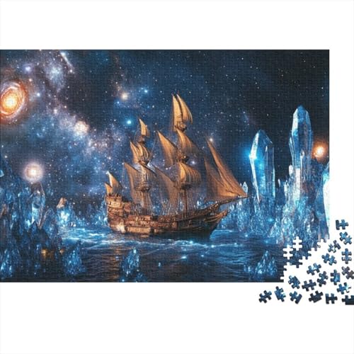 Sailboat 300-teilige Puzzles Für Erwachsene. Puzzles Mit 300 Teilen. Anspruchsvolle Puzzles Für Erwachsene. 300-teilige Puzzles Für Erwachsene Und Kinder Ab 12 Jahren 300pcs (40x28cm) von KHHKJBVCE