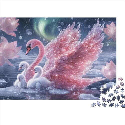 Swan 300-teilige Puzzles Für Erwachsene 300-teilige Puzzles Heimdekorationspuzzle 300 Puzzles Für Erwachsene Für Erwachsene Und Kinder Ab 12 Jahren 300pcs (40x28cm) von KHHKJBVCE