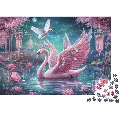 Swan 300-teilige Puzzles Für Erwachsene. 300-teilige Puzzles. Anspruchsvolle Puzzles Für Erwachsene. 300-teilige Puzzles Für Erwachsene. Spielzeug Und Spiele 300pcs (40x28cm) von KHHKJBVCE