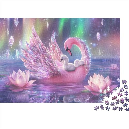 Swan 300-teilige Puzzles Für Erwachsene. Puzzles Mit 300 Teilen. Lernspiele Für Erwachsene. 300-teilige Puzzles Für Erwachsene Und Kinder Ab 12 Jahren 300pcs (40x28cm) von KHHKJBVCE