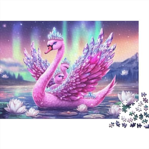 Swan 300-teiliges Puzzle Für Erwachsene Puzzle 300-teiliges Impossible-Puzzle 300-teiliges Puzzle Für Erwachsene Für Erwachsene Und Kinder Ab 12 Jahren 300pcs (40x28cm) von KHHKJBVCE