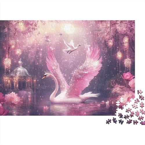 Swan 500 Teile Puzzles Für Erwachsene Puzzles 500 Teile Familienpuzzle Spielzeug 500 Teile Puzzles Für Erwachsene Spielzeug Und Spiele 500pcs (52x38cm) von KHHKJBVCE