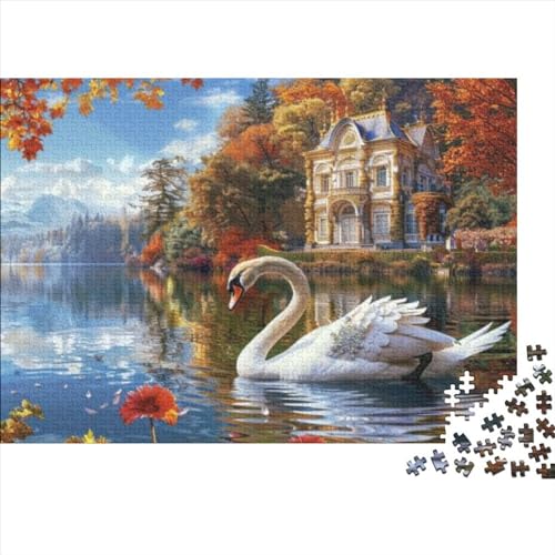 Swan Lake (9) Puzzle Für Erwachsene, 1000 Teile, Puzzle, 1000 Teile, Lernspiele Für Erwachsene, 1000 Teile, Puzzle Für Erwachsene Und Kinder Ab 12 Jahren 1000pcs (75x50cm) von KHHKJBVCE