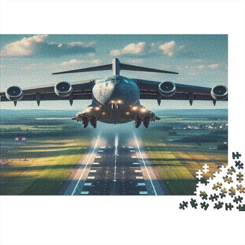 Transport Aircraft (3) 3D-Puzzles Für Erwachsene, Puzzle Für Erwachsene, 1000 Teile, Puzzles, 1000 Teile, Einzigartige Denksportaufgabe, Geeignet Für Kinder Ab 12 Jahren 1000pcs (75x50cm) von KHHKJBVCE