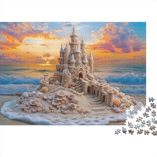 Undersea Castle 300-teilige Puzzles Für Erwachsene. Puzzles Mit 300 Teilen. Lernspiele Für Erwachsene. 300-teilige Puzzles Für Erwachsene. Spielzeug Und Spiele 300pcs (40x28cm) von KHHKJBVCE