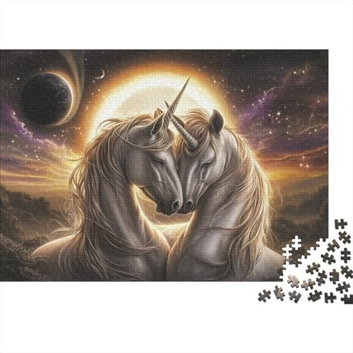 Unicorn 300-teilige Puzzles Für Erwachsene Puzzles 300 Teile Einzigartige Heimdekoration Und Geschenke 300 Puzzles Für Erwachsene Für Erwachsene Und Kinder Ab 12 Jahren 300pcs (40x28cm) von KHHKJBVCE