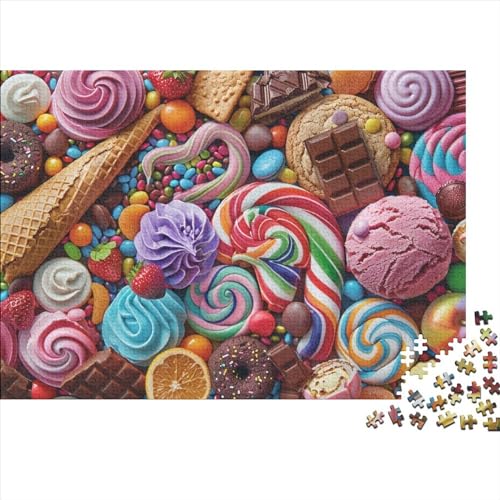 Various Desserts Puzzle 1000 Teile Puzzle Für Erwachsene Puzzles Für Erwachsene 1000 Teile Puzzle 1000 Teile Heimdekoration Geeignet Für Kinder Ab 12 Jahren 1000pcs (75x50cm) von KHHKJBVCE