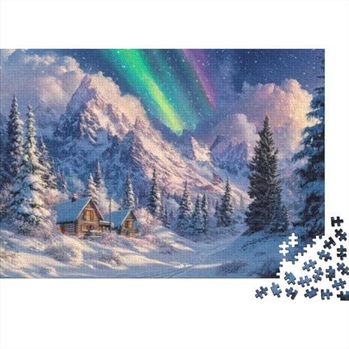 Winter Landscape 300-teilige Puzzles Für Erwachsene Puzzles 300 Teile Impossible Puzzle300 Puzzles Für Erwachsene Für Erwachsene Und Kinder Ab 12 Jahren 300pcs (40x28cm) von KHHKJBVCE