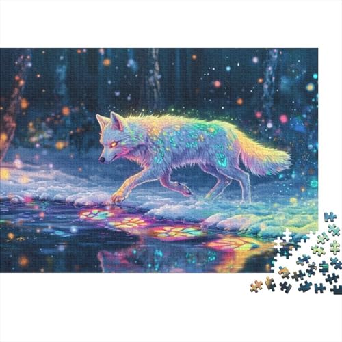 Wolf 300 Teile Puzzles Für Erwachsene Puzzles 300 Teile Impossible Puzzle300 Teile Puzzles Für Erwachsene Spielzeug Und Spiele 300pcs (40x28cm) von KHHKJBVCE