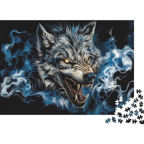 Wolf 300-teilige Puzzles Für Erwachsene. 300-teilige Puzzles. Familien-Puzzlespielzeug. 300-teilige Puzzles Für Erwachsene Und Kinder Ab 12 Jahren 300pcs (40x28cm) von KHHKJBVCE