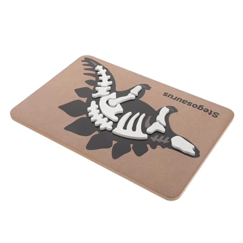 KICHOUSE Dinosaurier-fossilien-Puzzle 3D-Puzzle-Spielzeug Sensorisches Spielzeug Dinosaurier-Puzzle Aus Holz Dinosaurierspielzeug Aus Holz Kind Dinosaurier Spielzeug Hölzern Black von KICHOUSE