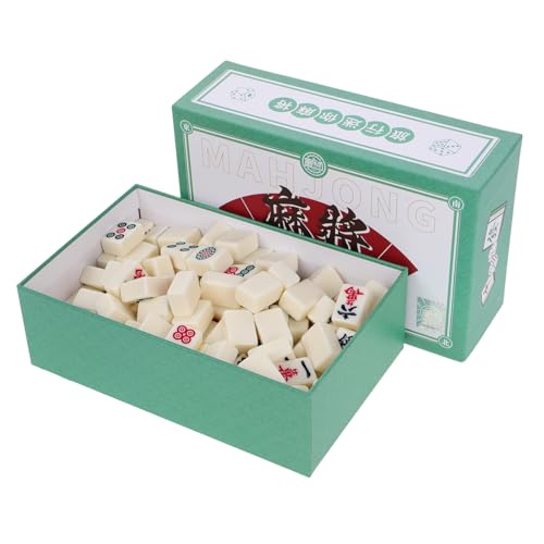 KICHOUSE 1 Box Mini Mahjong Brettspiel Traditionelles Chinesisches Reisespiel Mit Handlichen Fliesen Ideal Für Wohnheim Familientreffen Und Partys Kompakte Größe Für Unterwegs von KICHOUSE