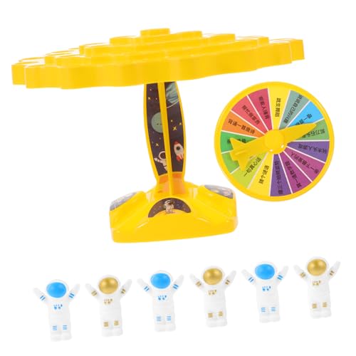 KICHOUSE 1 Satz Balance-brettspiel Raumfahrer-stapelspielzeug Lustige Plastikbausteine Balance-stapelspielzeug Astronautenspielzeug Für Kinder Tischläufer Plastikblock Stapeln Pp Kleinkind von KICHOUSE