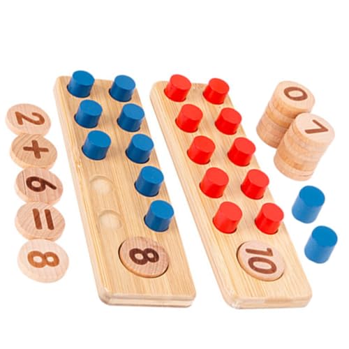 KICHOUSE 1 Satz Gegenspielzeug Kleinkindspielzeug Kleinkind-Puzzle Bären Zählen Rätsel Für Kinder Mathematik-lernhilfen Für Kinder Kinderspielzeug Kleinkind Rätsel Holzspielzeug Hölzern von KICHOUSE