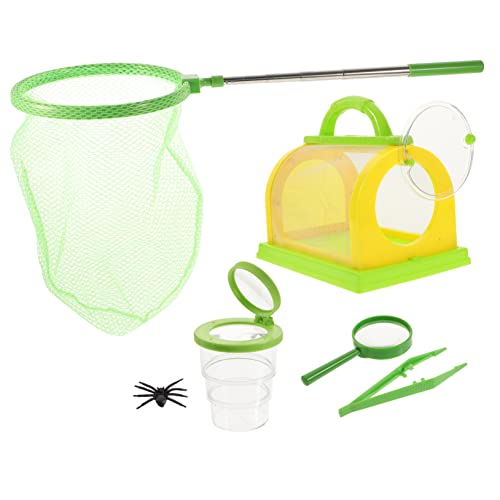 KICHOUSE 1 Satz Insektenbeobachtungsset Überwachung Spielset Für Kinder Außerhalb Von Kleinkindspielzeug Outdoor-Spielzeug Für Kleinkinder Im Freien Spielzeug Für Kinder Netz Plastik Green von KICHOUSE