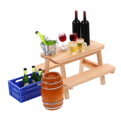 KICHOUSE 1 Satz Mini-Weinkeller Puppenhaus-Weingläser Mini-Hausgetränkezubehör kleine eiswürfel holztruhe klein deko Puppenhaus-Szenen-Requisiten Puppenhaus Eiswürfel Bier Fass KICHOUSE 1 Satz Mini-Weinkeller Puppenhaus-Weingläser Mini-Hausgetränkezubehör kleine eiswürfel holztruhe klein deko Puppenhaus-Szenen-Requisiten Puppenhaus Eiswürfel Bier Fass von KICHOUSE