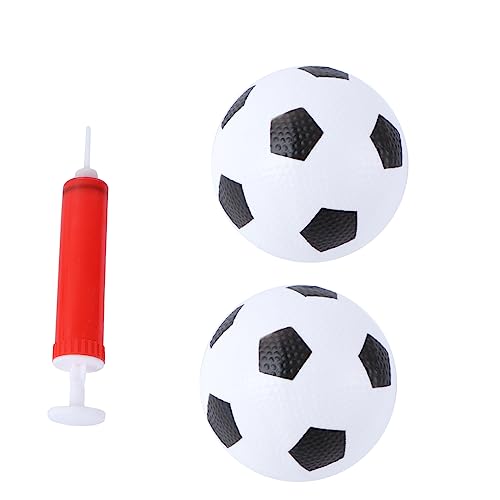 KICHOUSE 1 Satz Mini-fußball Für Kinder Fußball Zubehör Sportspielzeug Für Kleinkinder Kleiner Fußball Kickball-Kinder Fußbälle Mini-Spielzeug Kleine Sportbälle Aufblasbarer Spielplatz Rot von KICHOUSE