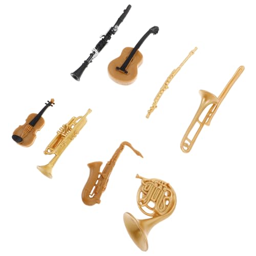 KICHOUSE Miniatur-Musikinstrument Miniatur-Modell Miniatur-Puppe Saxophon Tanzspielzeug zartes Mini- von KICHOUSE