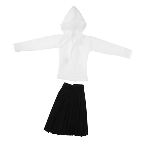 KICHOUSE 1 Satz Puppenkleidung puppenjacke Puppen Kleidung Puppenoutfitset Puppenbekleidung Babypuppenkleid Minipuppenkostüm DIY Puppenkleid Wiederverwendbares Puppenkostüm Stoff Black von KICHOUSE