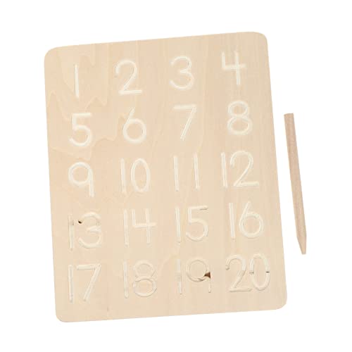 KICHOUSE Sicheres Holz-Zahlen-nachzeichnen Und Pädagogisches Spielzeug Für Mädchen Schreibübungstafel Kognitives Spielzeug Für Jungen Und Mädchen Die Lernen KICHOUSE Sicheres Holz-Zahlen-nachzeichnen Und Pädagogisches Spielzeug Für Mädchen Schreibübungstafel Kognitives Spielzeug Für Jungen Und Mädchen Die Lernen von KICHOUSE