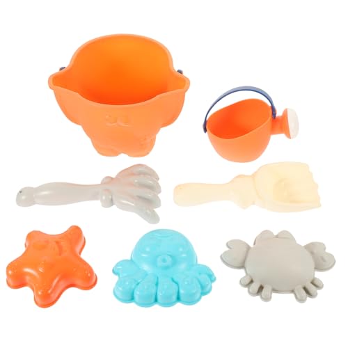 KICHOUSE 1 Satz Strandeimer Sandrechen Strandspielzeug Für Den Sommer Outdoor-Spielzeug Kinder Spielen Sandspielzeug Kleinkindspielzeug Strand-spielsets Wasserspielzeug Für Kinder Plastik von KICHOUSE