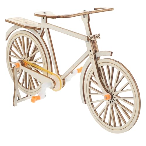 KICHOUSE Fahrrad Miniatur 1 Set DIY Fahrrad Modell Bastelset Kleine Fahrrad Statue Zum Selbst Zusammenbauen Perfektes Für Fahrradliebhaber Und Als Dekoration Für Zuhause Oder Büro Miniatur Fahrrad von KICHOUSE