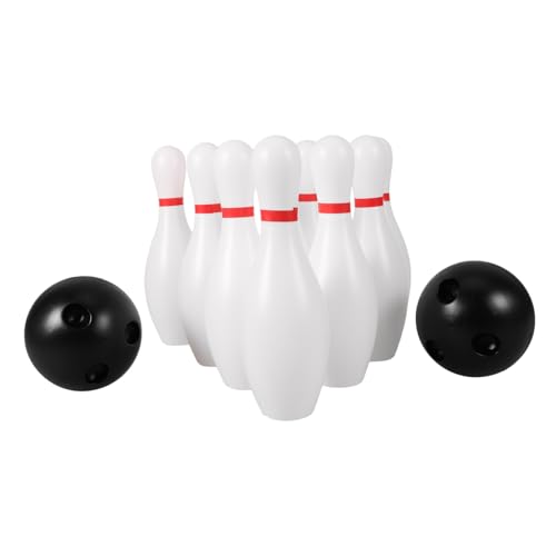 KICHOUSE 1 Set Kinder Bowlingkugeln Aus Kunststoff Bowling Spielzeug Für Indoor Und Outdoor Aktivitäten Sportspielzeug Für Kinder Fördert Geschicklichkeit Und Teamgeist von KICHOUSE