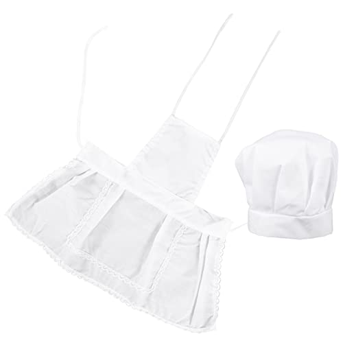 KICHOUSE 1 Set Kinderanzug Schürze Für Kinder Kleinkind Kleid Kinder Kits Kinder Kochmütze Kinder Schürze Mädchen Kleinkind Kleidung Kostüme Für Kinder Kinder Schürze Schürzen Für von KICHOUSE