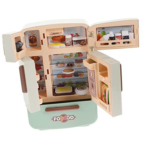 KICHOUSE 1 Set Küche Simulation Kühlschrank Mädchen Spielzeug Spielkühlschrank Für Kinder Puppenhaus Kühlschrank Mini Spielzeug Mini Kühlschrank Kühlschrank Mini Miniforce Mikrospielzeug von KICHOUSE