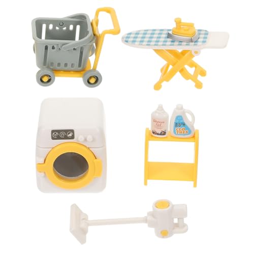 KICHOUSE 1 Set Mini Waschmaschine Spielzeug Mini Waschmaschine Spielzeug Mini Haushaltsgerät Kleine Waschmaschine Spielzeug Haushaltsgerät Spielzeug Puppen Waschmaschine Modell Spielzeug von KICHOUSE