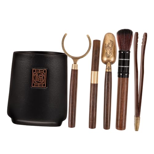 KICHOUSE 1 Set Tee Kunst Set Tee Zubehör Tee Utensilien Gongfu Tee Zubehör Tee Zubehör Für Losen Tee Chinesisches Tee Zubehör Teelöffel Für Losen Tee Gongfu Tee Schaufel Aus Holz von KICHOUSE