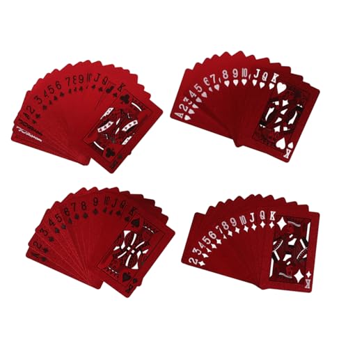 KICHOUSE 1 Spielkarten Partyzubehör Mini Spielkarte Unterhaltsames Spielkartendeck Partyzubehör Tischspiel Pokerkarten Partyspielkarte Tragbare Karten Pokerspielzeug von KICHOUSE